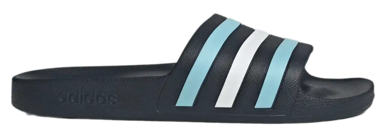adidas Adilette Aqua Slides - Navy/Blue/White