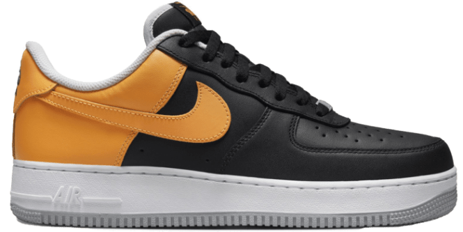 Nike Air Force 1 Low '07 - Black Kumquat Light Smoke Grey