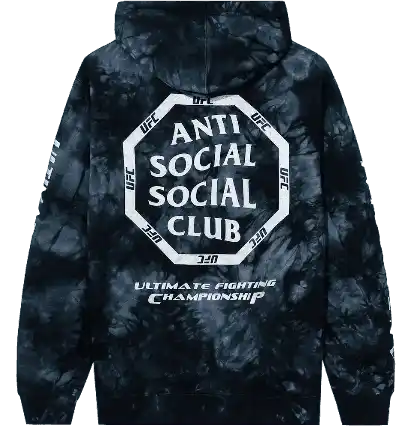 Anti Social Social Club x UFC Ultimatum Hoodie - Black