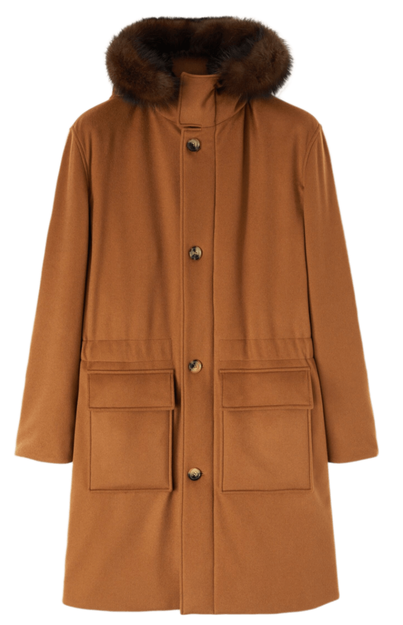 Loro Piana Tov Parka - Natural Dark Vicuna