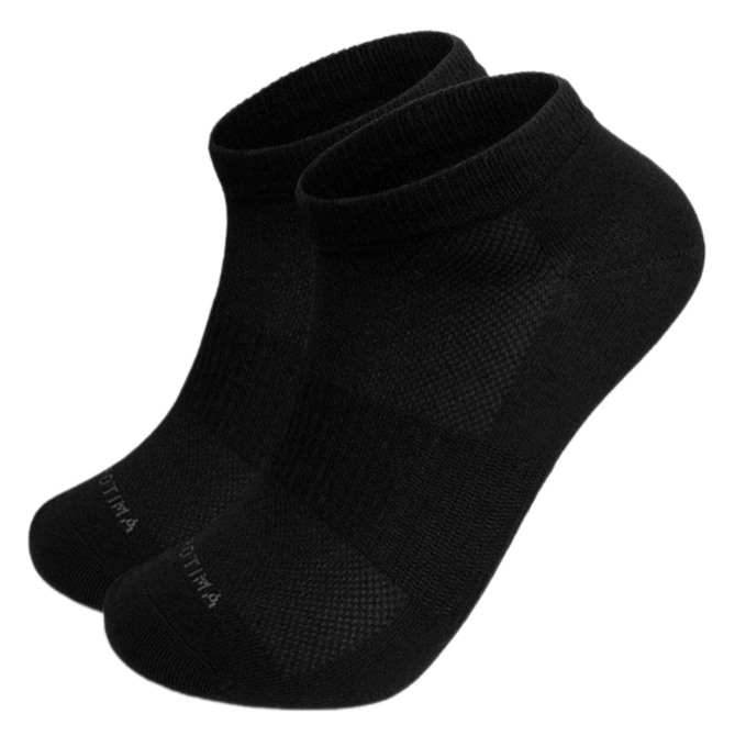 Bamboo Ankle Socks - Black