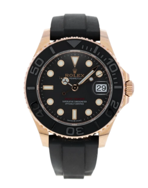 Rolex Yacht-Master Black Dial - 37mm, Rose Gold (2019)