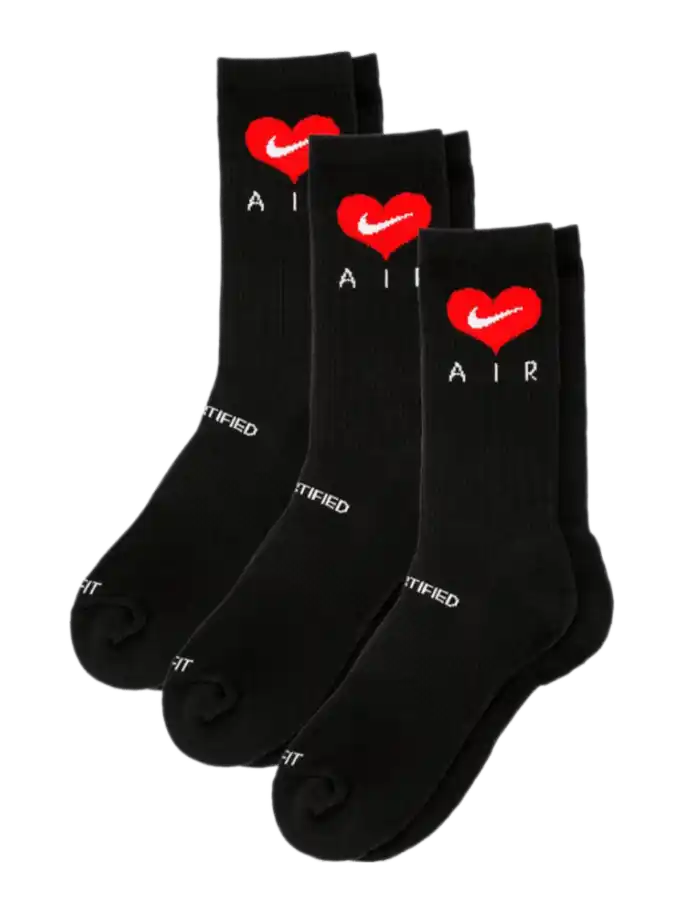 Nike x Drake Certified Lover Boy Socks (3 Pack) - Black