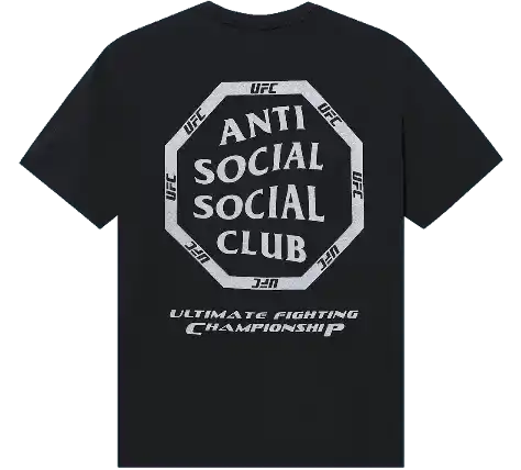 Anti Social Social Club x UFC Ultimatum Tee - Black