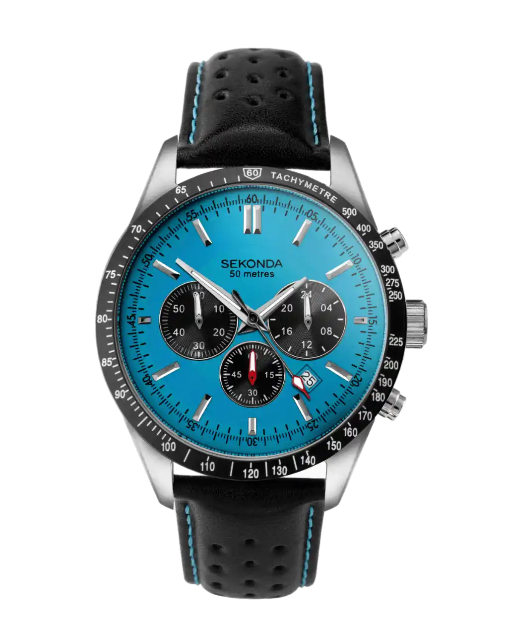 Sekonda Mens Velocity Chronograph - 45mm, Steel