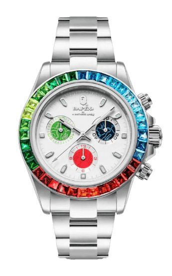 BAPE Type 4 BAPEX 30th Anniversary Watch - Silver