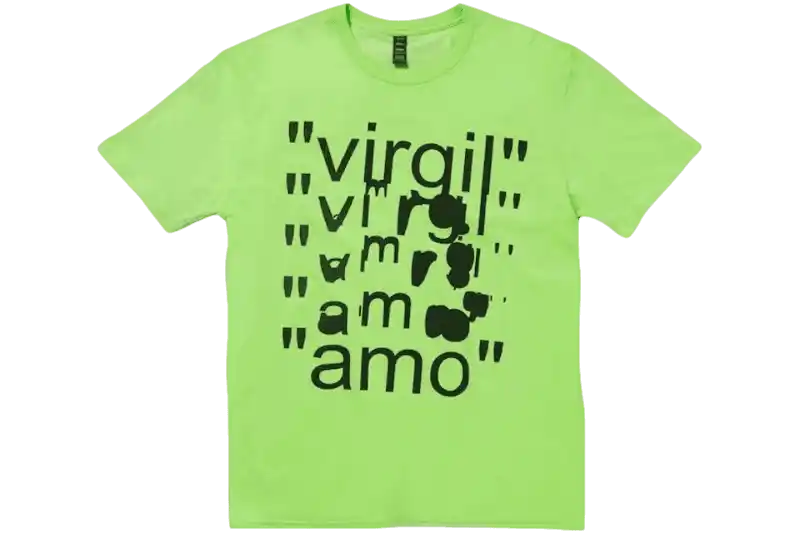Virgil Abloh x MCA Figures of Speech Amo Tee - Lime