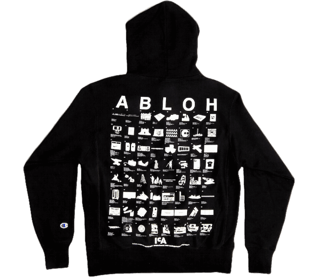 Virgil Abloh ICA Artwork Missing Hoodie - Black