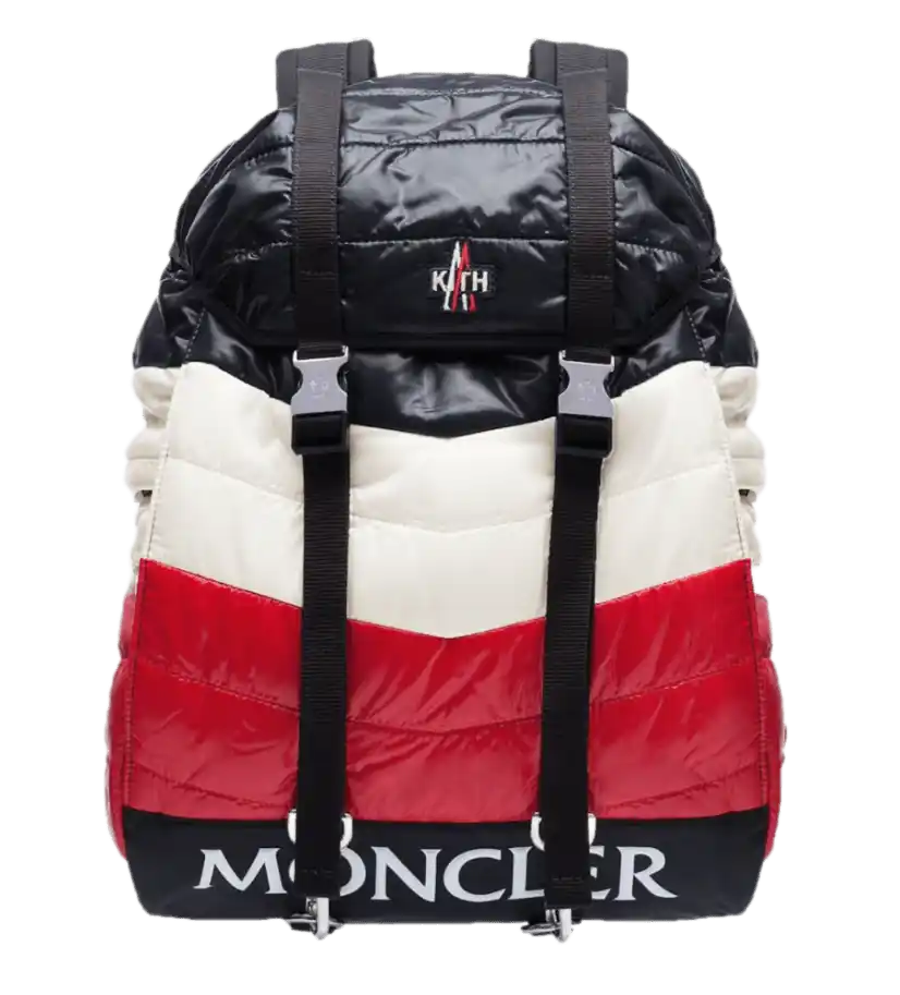 Kith Moncler Rucksack - Navy/White/Red