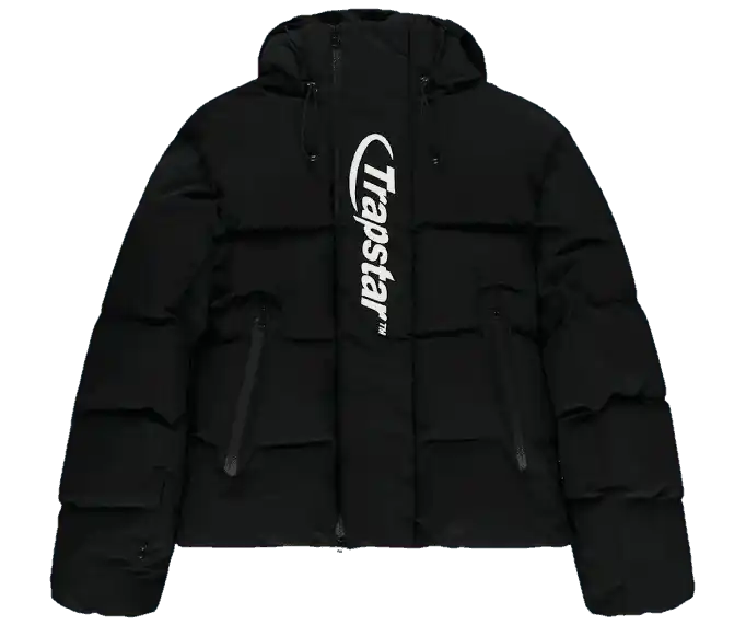 Trapstar Hyperdrive Technical Puffer Jacket - Black/White