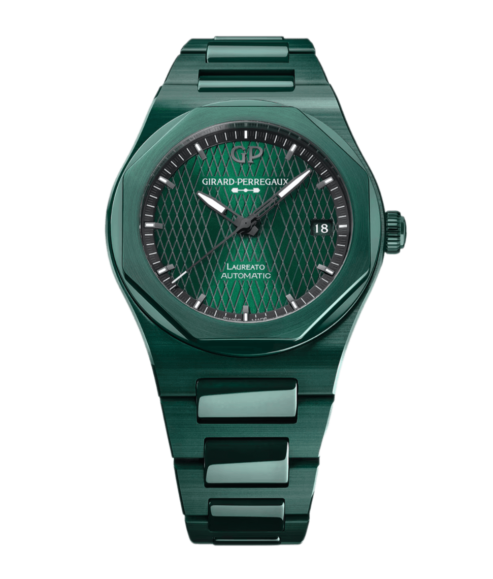 Girard Perregaux Green Dial Aston Martin Limited Edition - 38mm, Ceramic