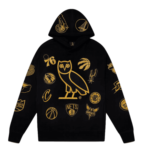 OVO NBA Team Icons OG Owl Hoodie - Black