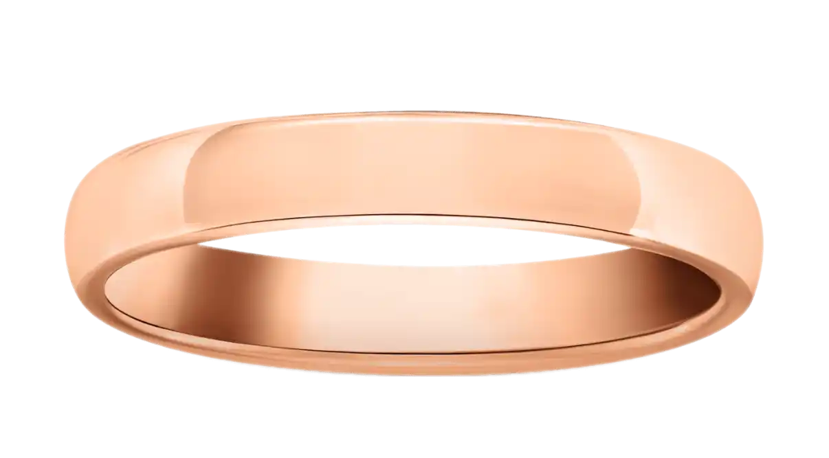 Van Cleef Tendrement Wedding Band - 3 mm, Rose Gold