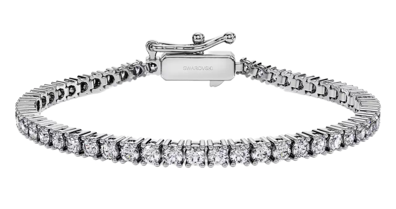 Swarovski Eternity Tennis Bracelet - 3 ct Lab-grown Diamonds, 14k White Gold