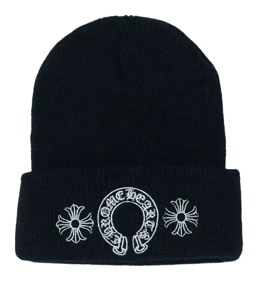 Chrome Hearts Horse Shoe Beanie - Black