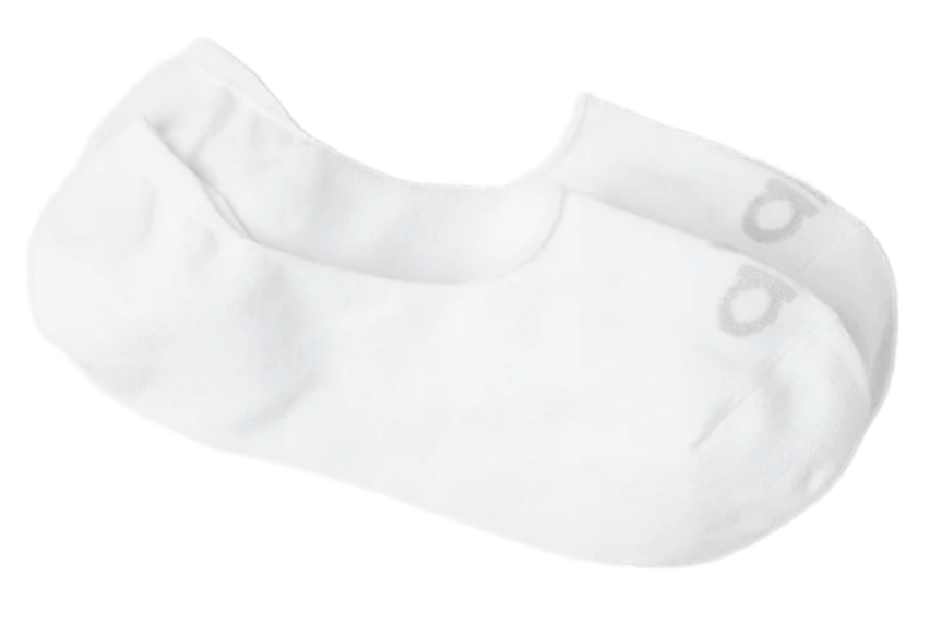 Alo Unisex Conceal Sock - White/Dove Grey