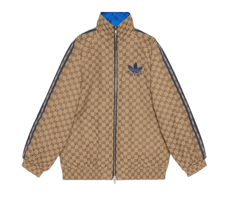 Adidas X Gucci GG Canvas Reversible Bomber