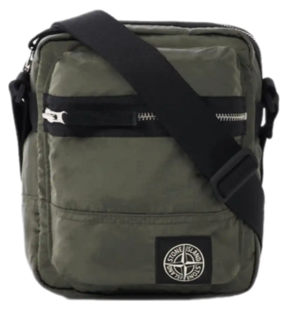 Stone Island Coated Nylon Metal In Econyl - Musk Green
