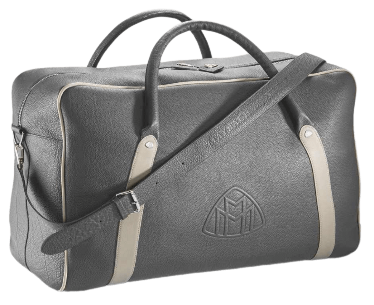 Maybach The Voyager I Calfskin Travel Bag - Gray